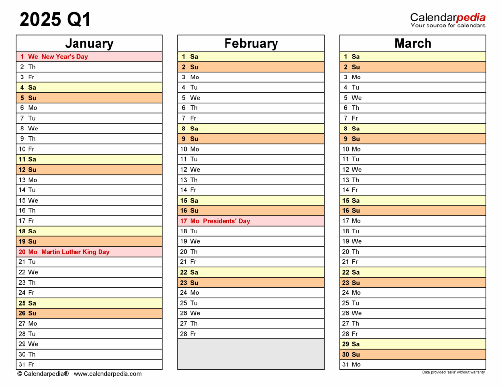 Printable Calendar 2025 Free Printable Word Alfred S Mogensen