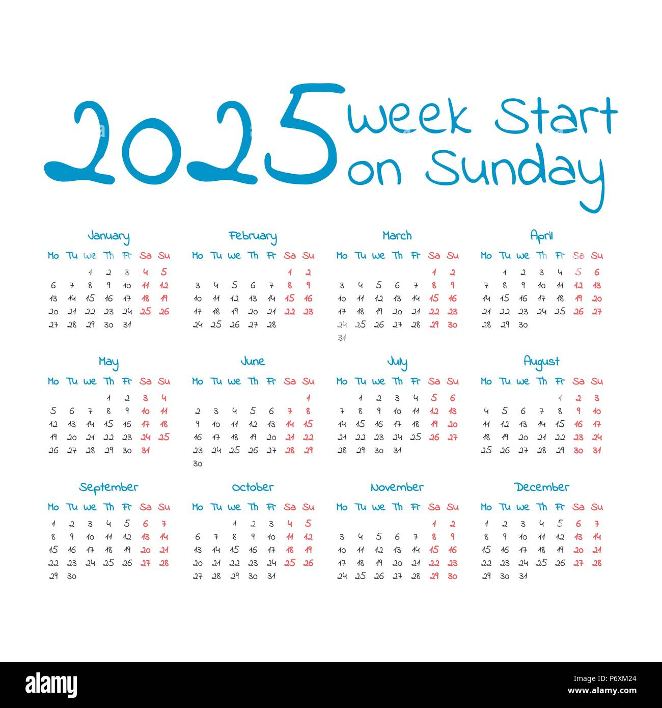Printable Calendar 2025 Week Numbers Michael C Wright