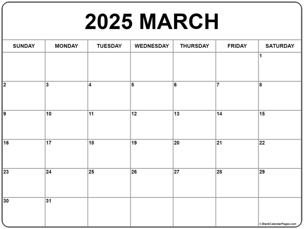 Printable Calendar March 2025 Printable Pdf Michael K Simon
