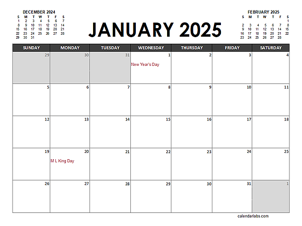 Printable Calendar Planner 2025 Free Rose B Pickett