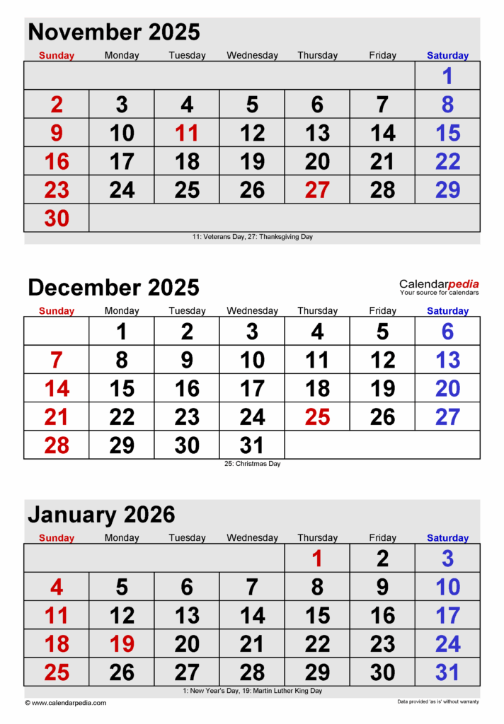 Printable December 2025 January 2025 Calendar Pdf Download Mikkel A Bak