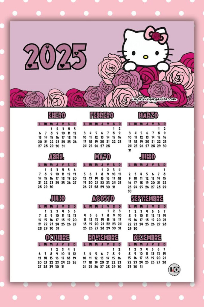 Printable Hello Kitty Calendar 2025 Calendars 2025