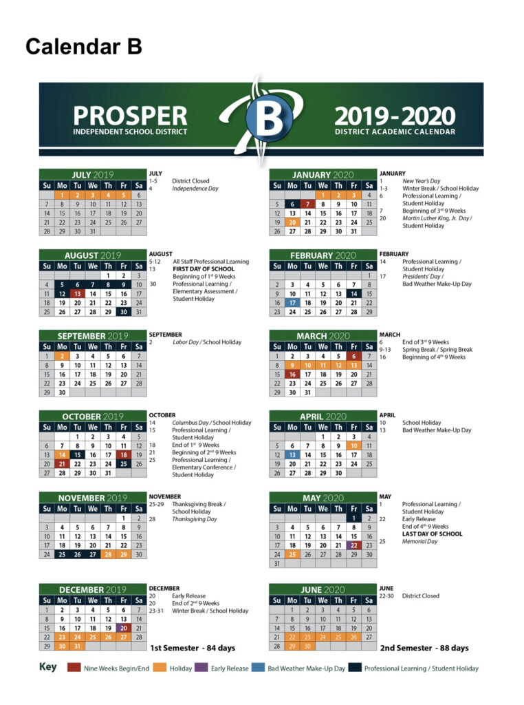 Prosper Isd Calendar 24 25 Pdf 2025 Texas School Year Anastasia F 