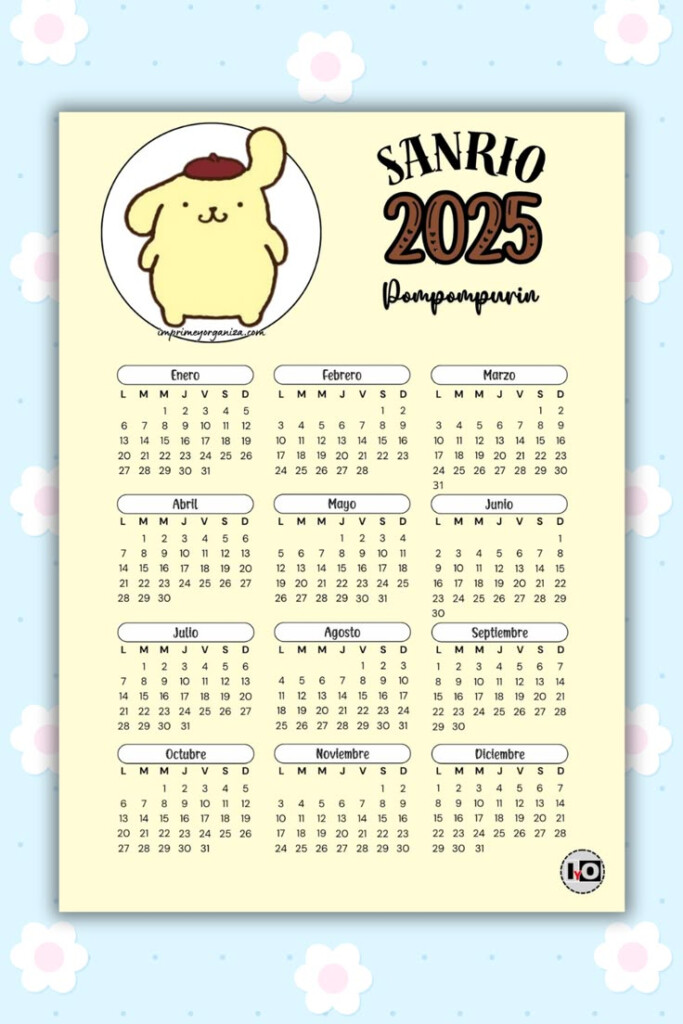 Sanrio 2025 Calendar