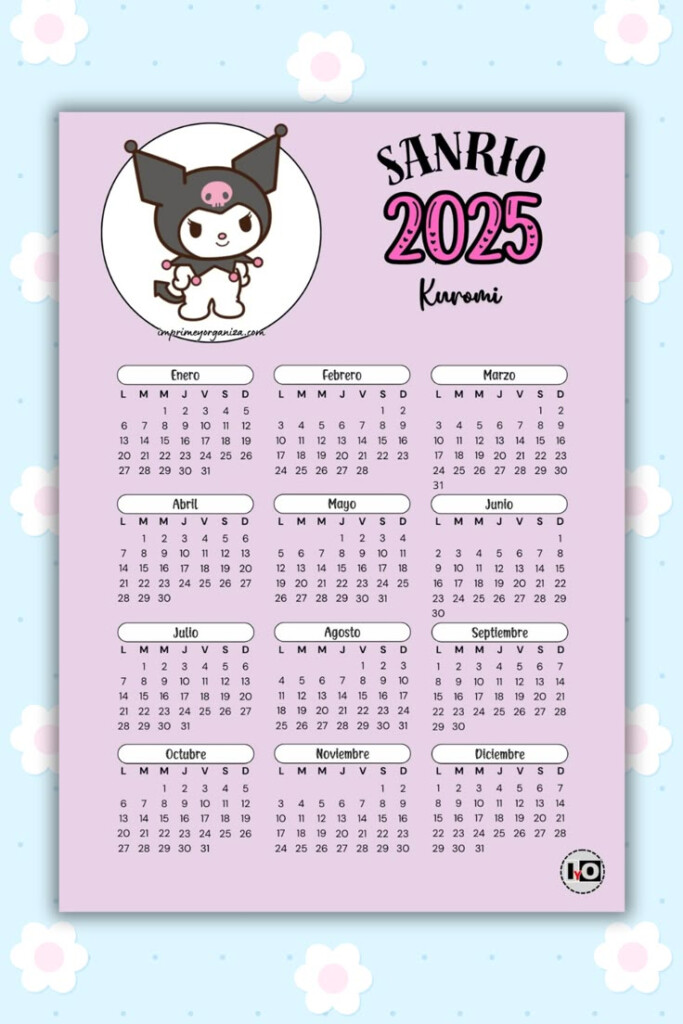 Sanrio 2025 Calendar Productivity With Calendars