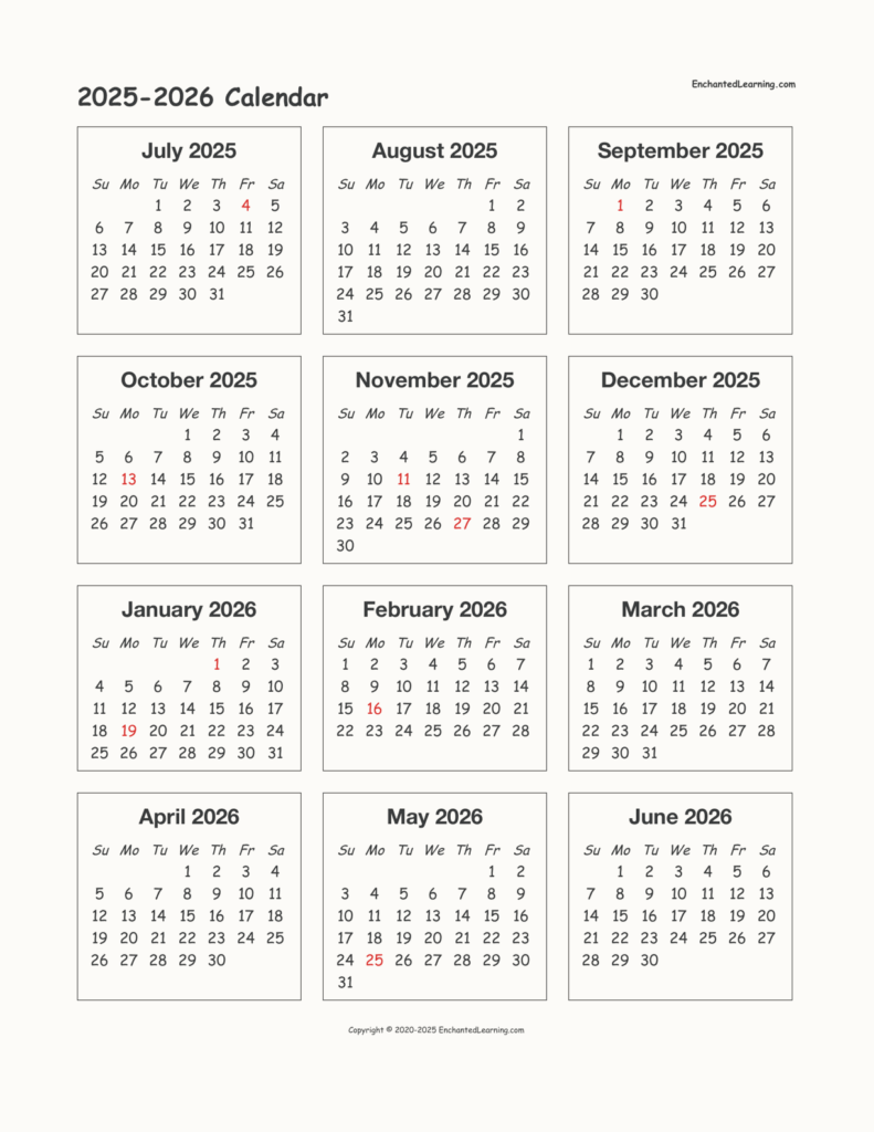 School Year Calendar 2025 2026 A Comprehensive Guide Calendar 2025 
