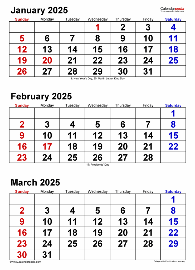 Summer 2025 Calendar Print Outline Daniel S White