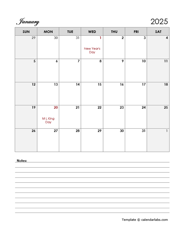 Word Document 2025 Calendar Template Daniel J Thames